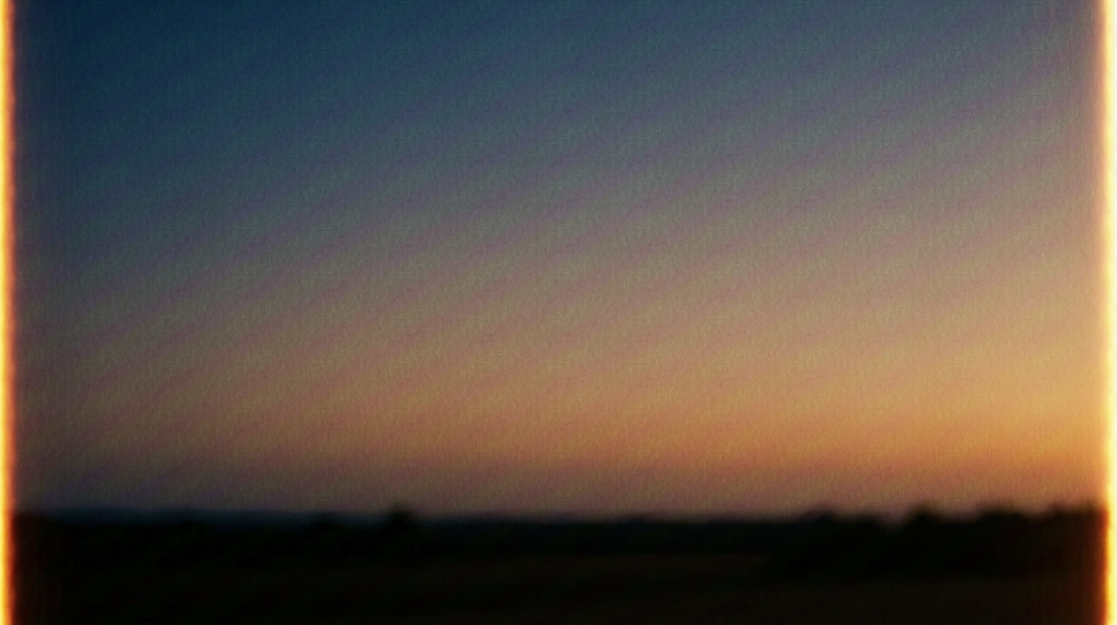 Crépuscule sur l'horizon